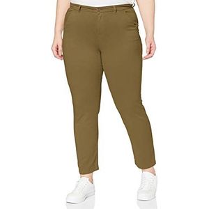 7 For All Mankind Chino casual broek voor dames, Groen, 26W