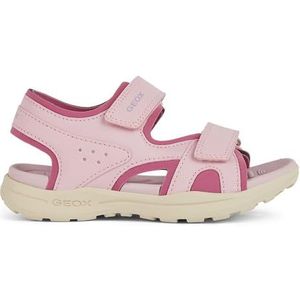 Geox - Vaniett - Sandalen - Roze - Lycra - Comfortabel en Aanpasbaar