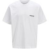 JACK & JONES Junior Jcounion Back Print Tee Ss Crew Ne Jnr, wit (bright white), 152