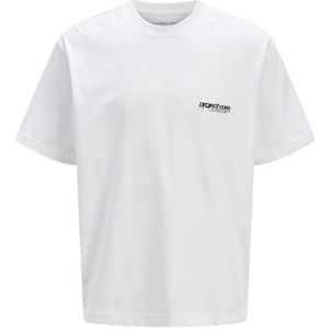 JACK & JONES Junior Jcounion Back Print Tee Ss Crew Ne Jnr, wit (bright white), 152