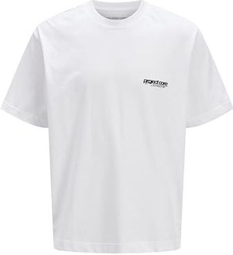 JACK & JONES Junior Jcounion Back Print Tee Ss Crew Ne Jnr, wit (bright white), 152