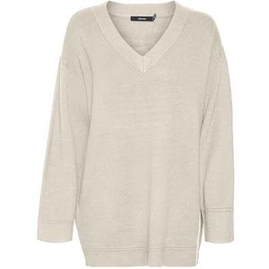 Vmgold - Gebreide Pullover - V-Hals - Lange Mouwen - Relaxed Fit