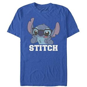 Disney Lilo & Stitch - STITCH Unisex Crew neck T-Shirt Bright blue M