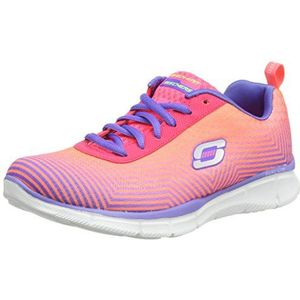 Skechers Equilizer - Expect Miracles Fitnessschoenen voor dames, Roze Roze Paars Pkpr, 37.5 EU