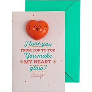 Mr Wonderful Squishy Card - You Make My Heart Glow!