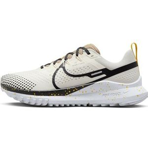 Nike React Pegasus Trail 4, herensneakers, lichtblauw/zwart-kaki-wit, 46 EU, Pale Ivoor Zwart Khaki Wit, 46 EU