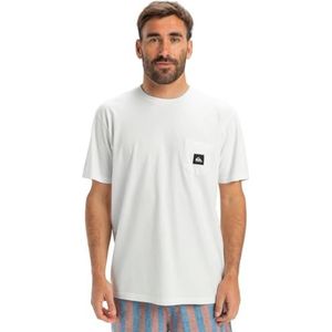 Quiksilver Salt Water Pocket SS T-shirt voor heren, Sneeuwwitje, S