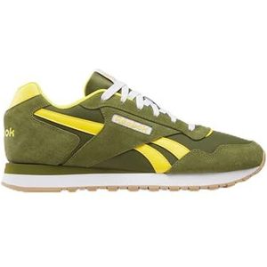 Reebok Uniseks Glide sneakers, earthy green/GOLDEN Haze/White, 34 EU, Earthy Green Golden Haze White, 34 EU