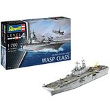 1:700 Revell 05178 Assault Carrier USS WASP CLASS Plastic Modelbouwpakket