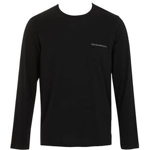 Emporio Armani - Shirt - Zwart/Wit - Lange Mouw