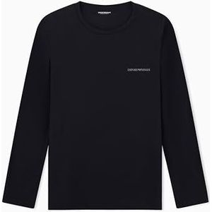 Emporio Armani - Shirt - Zwart/Wit - Lange Mouw