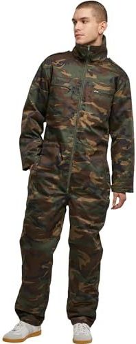 Brandit Tank Suit werkkleding, Woodland, S Heren, Bos, S