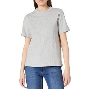 YAS Yassarita Tee-Noos S. T-shirt voor dames met O-hals, lichtgrijs gem., S