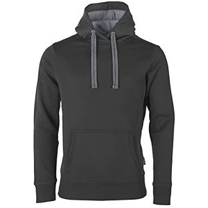 HRM Unisex Sweat Hoodie, Donkergrijs, Maat S I Premium Hoodie voor Dames & Heren met Contrasterende Voering I Basic Hoodie Unisex I Dames- & Herensweatshirt I Hoogwaardige & Duurzame Kleding