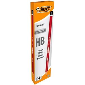 BIC Gilbert Potloden - Hardheid HB - Doos van 12 stuks