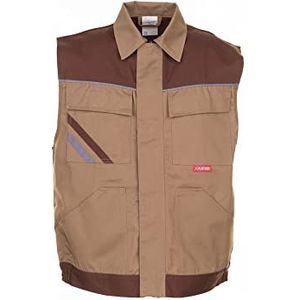 Planam vest Highline, maat L, kaki/bruin/zink, 2364052