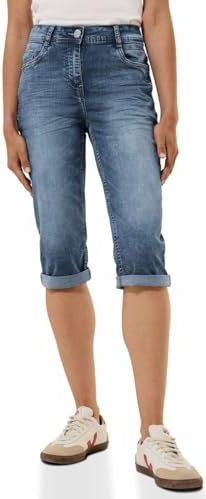 Jeansbroek - Slim Fit - Lichtblauw - Katoenmix met Stretchaandeel