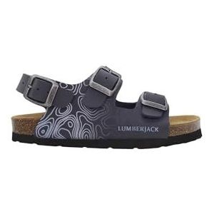 Lumberjack Bing, sandalen voor kinderen en jongens, Navy Blauw, 32 EU