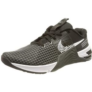 Nike W Metcon 8 Sneakers voor dames, Zwart Wit Dk Smoke Grey Smoke Grey, 39 EU