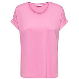 ONLY Dames ONLMOSTER S/S O-hals TOP NOOS JRS T-shirt, Begonia Pink, XXS, Begonia Pink, XXS