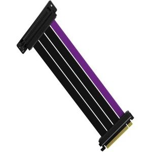 Cooler Master Accessory Riser PCIe-kabel 4,0 x 16 – 200 mm, compatibel met PCIe 4.0, EMI-afscherming 30 AWG ABS-behuizing voor grafische kaart