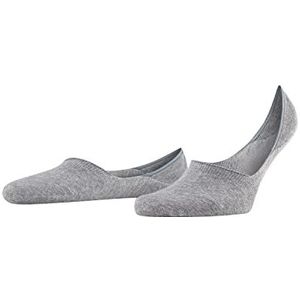 FALKE Heren Liner sokken Step Medium Cut M IN Katoen Onzichtbar eenkleurig 1 Paar, Grijs (Light Grey Melange 3390) nieuw - milieuvriendelijk, 43-44