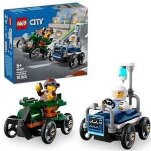 LEGO City Raceautopakket: vliegtuig vs. ziekenhuisbed - 60459