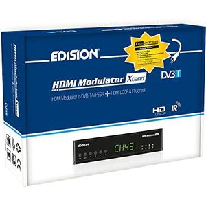 Modulator Xtend lite, Full HD MPEG4, HDMI-Loop OUT, RF-IN, 50 ID-preconfiguratiefunctie, zwart