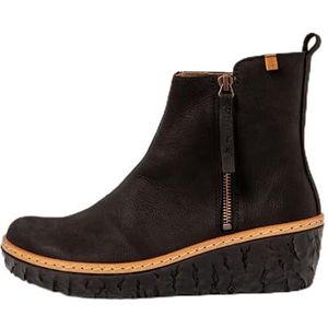 El Naturalista N5167 Myth Yggdrasil dameslaarzen, zwart, maat 36, Zwart, 36 EU breed