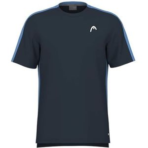 HEAD Slice T-Shirt Heren, NV, XXL Blauw