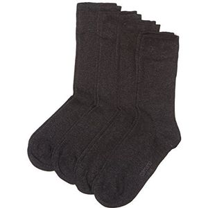 Camano Online Men ca-soft 97% premium organische sokken 4p, grijs (antraciet melange). 08)., 43-46 EU