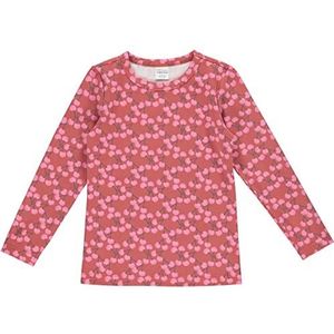Fred's World by Green Cotton Cherry L/S T T-shirt voor meisjes, cranberry, 116 cm