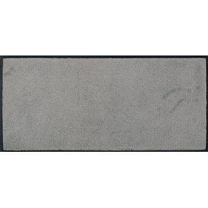 Wash+Dry Deurmat, Cool Grey 35 x 75 cm, binnen en buiten, wasbaar, grijs