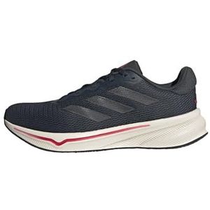 adidas Heren Response Runner Shoes, aurora ink/carbon/pure ruby, 40 2/3 EU