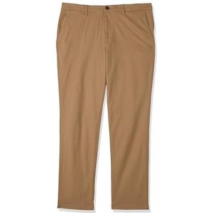 Amazon Essentials Heren Slim-Fit Casual Stretch Khaki Broek, Donker Khaki Bruin, 36W/30L