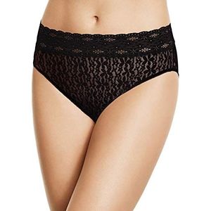 Wacoal Women's Halo Hi-Cut Brief, Black, Small