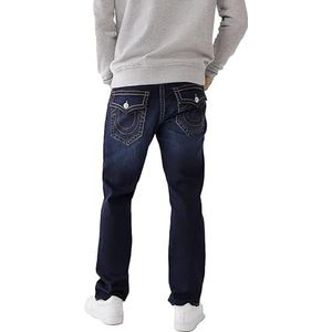 True Religion Ricky Straight Leg Heren Jeans, Muddy Waters, 46W x 32L