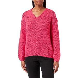 Bestseller A/S Dames VMADA LS V-hals GA NOOS trui, fuchsia paars, S, Fuchsia Purple, S