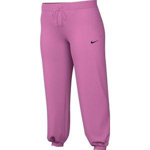 Nike Damesbroek W NSW Phnx FLC Hr Os Pant Pl, Playful Pink/Black, DV4919-675, 2X
