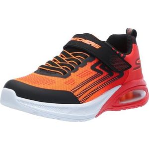 Skechers Microspec Max Advance, sportschoenen, zwart/rood, 32 EU, Zwart Rood, 32 EU