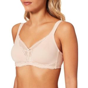 Triumph Modern kant+katoen N Beha dames, Neutraal beige, 75B