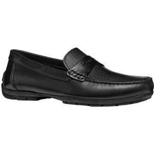 Geox U Moner W 2FIT D Loafer, voor heren, zwart, 42 EU, zwart, 42 EU