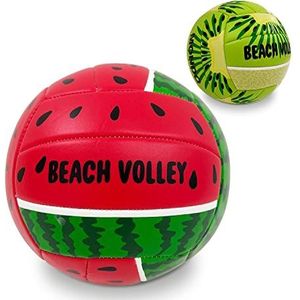 Mondo Toys 13905 Beachvolleybal Fruit – maat 5 – 270 g – groen/rood