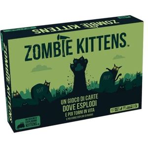 Asmodee Zombie Kittens - kaartspel, partyspel, 2-5 spelers, 7+ jaar, Italiaanse editie