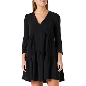 Sisley Womens 46CVLV02D Dress, Black 100, 42