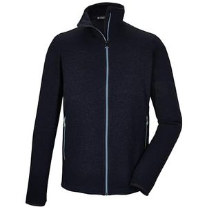 killtec Heren Gebreid fleecejack/fleecejack met opstaande kraag KOS 328 MN FLX JCKT, dark navy, XL, 41327-000