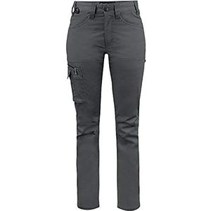 Texstar WP37 dames functionele stretch broek, maat W30/L34, grijs