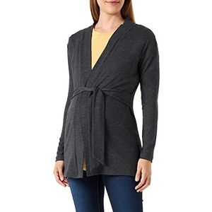 Noppies Maternity Pittsboro damescardigan met lange mouwen, grijs melange-P806, L