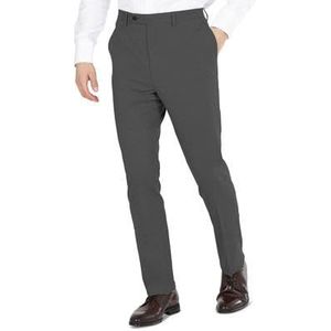 DKNY Klassieke herenbroek, antraciet, effen, 30W / 30L