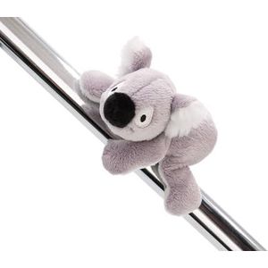 NICI 61704 MagNICI Koala Barry, 12 cm, grijs knuffeldier met magneet, pluche dier voor koelkast, tafel, metaal en nog veel meer, leuk cadeau-idee